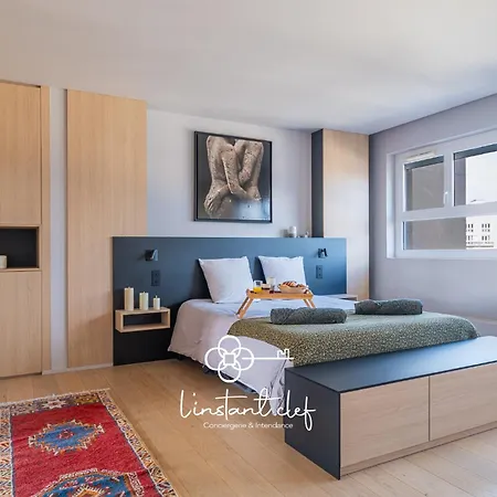 Evasion Centrale Avec Balcon, Ascenseur & Billard شقة *