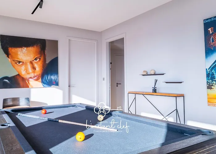 Evasion Centrale Avec Balcon, Ascenseur & Billard Le Mans